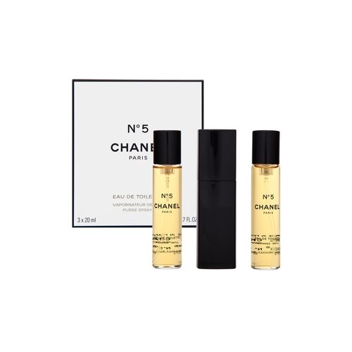 Chanel no.5 3x 20 ml toaletna voda "okreni i poprskaj" 20 ml za žene Cene