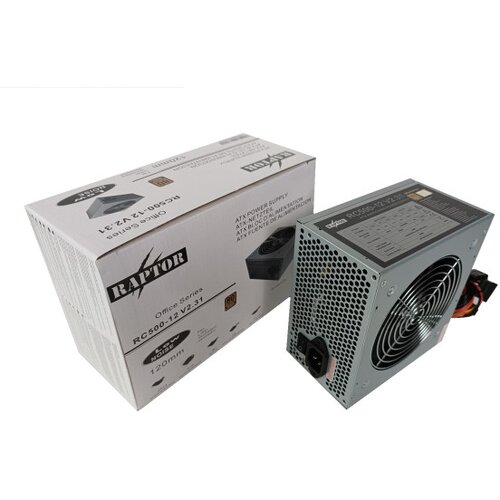 Raptor napajanje 500W office series 12cm fan/80plus, RC500-12 Slike