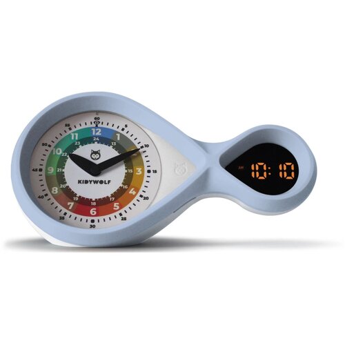 KIDYWOLF analog &amp;amp; digital Alarm Clock light blue Slike