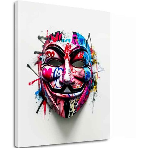  Slika ANONYMOUS MASK | Italijansko platno Cene
