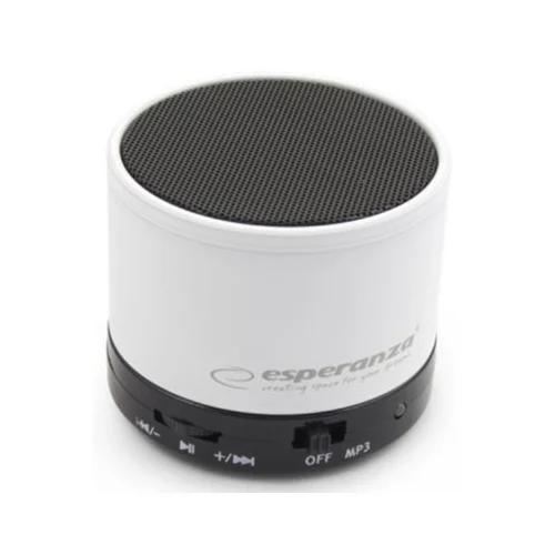  Zvučnik BLUETOOTH ESPERANZA FM RITMO, FM Radio, microSD, USB, white, EP115W