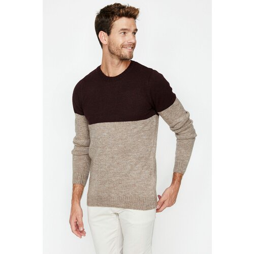 Koton Sweater - Brown - Regular Slike