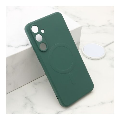  Futrola velvet touch magsafe za samsung a556b galaxy a55 5g tamno zelena ( F119987 ) Slike