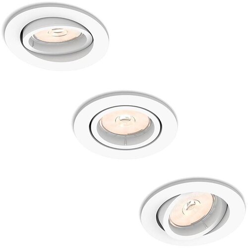 Philips 50183/31/PN - Komplet od 3 ugradne plafonske svetiljke ENNEPER 1xGU10/5,5W/230V Cene