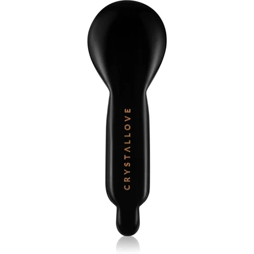 Crystallove Black Obsidian Spoon Eye Gua Sha dodatak za masažu okoloočnog područja 1 kom