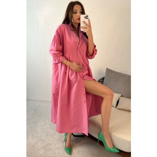 Offshop ženska haljina tesa pink Slike