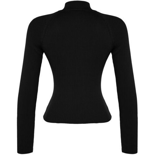 Trendyol Sweater - Black - Slim fit Slike
