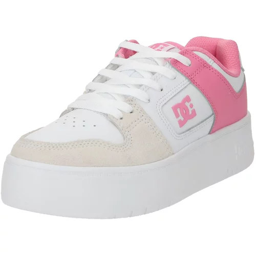 Dc Shoes Nizke superge 'MANTECA' svetlo siva / svetlo roza / bela
