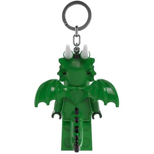 Lego Minifigure privezak za ključeve sa svetlom: Devojka u kostimu zelenog zmaja ( LGL-KE224H ) Slike