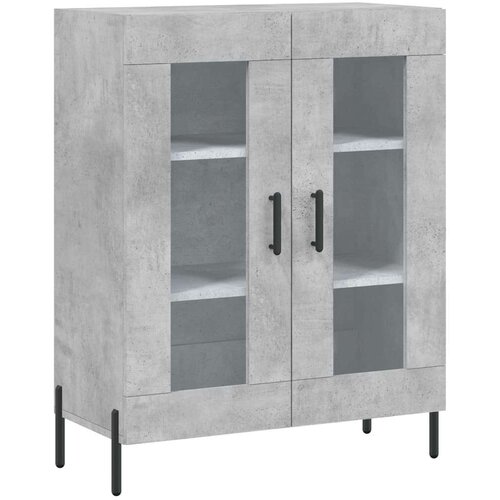  Visoka komoda siva betona 69 5x34x180 cm od konstruiranog drva Slike