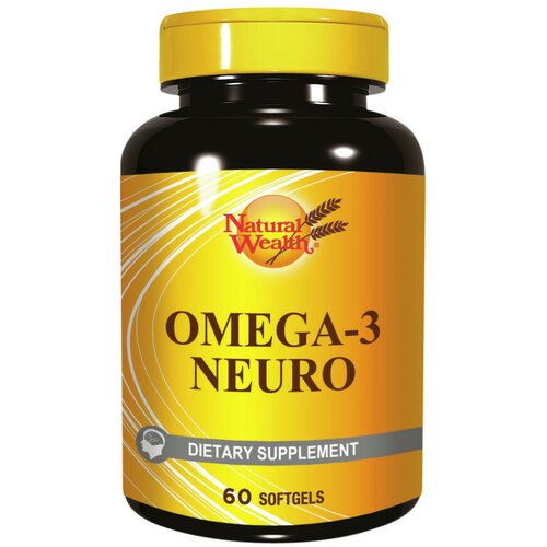 Natural Wealth Omega-3 neuro 1000 mg 60 gel kapsula Slike