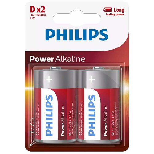  Baterija Philips Power Alkaline 1.5V D B2 LR20P2B/10 Cene