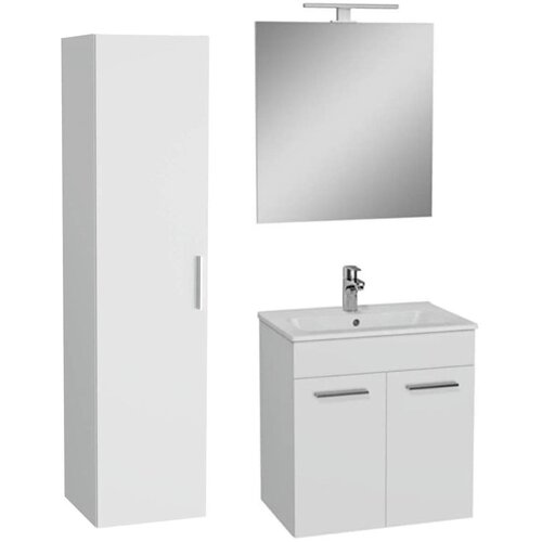 Vitra MIASETFP60BSET Mia 59 x 61 x 39,5 cm kopalni&scaron;ki sestav s stransko omarico Cene