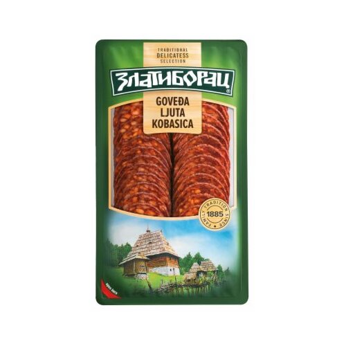 Zlatiborac goveđa ljuta kobasica slajs 100g Cene