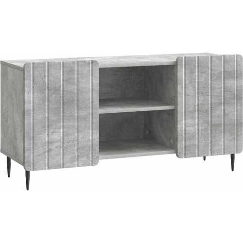 vidaXL TV omarica Betonsko siva 102 x 34,5 x 52 cm Inženirski les, (5000210551) Cene
