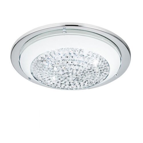 Eglo Acolla plafonjera/1, led, 11w, 950lm, prom 290, krom/staklo/kristali Slike