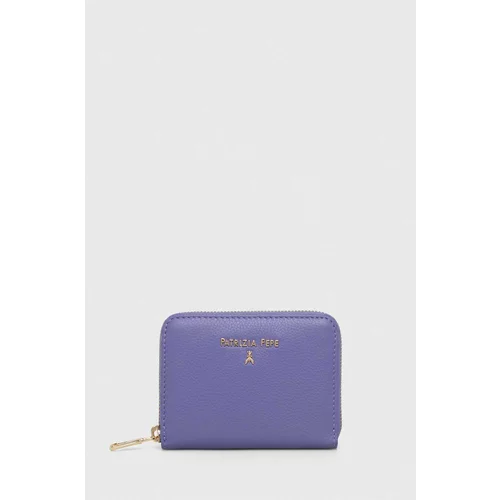 Patrizia Pepe Usnjena denarnica ženski, vijolična barva