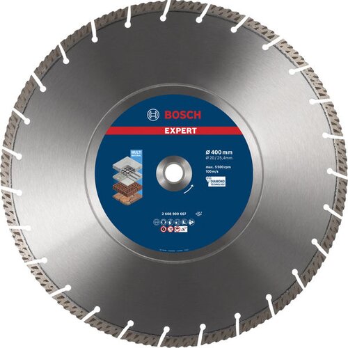 Bosch EXPERT MultiMaterial dijamantska rezna ploča od 400 x 20/25,40 x 3,3 x 12 mm 2608900667 Cene