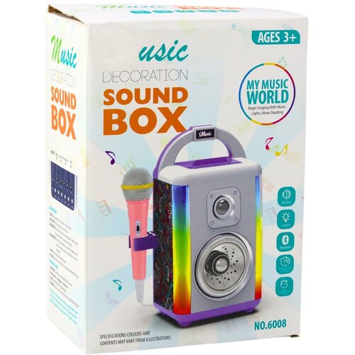  Sound Box Glazbeni komplet Mikrofon Bluetooth zvučnik MP3 snimanje LED Slike
