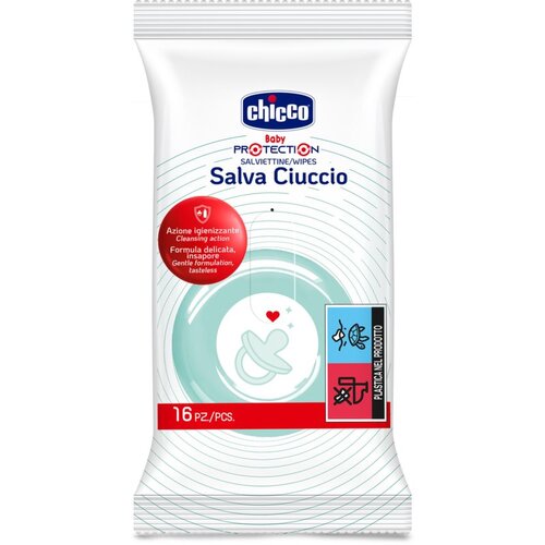 Chicco Wipes vlažilni robčki za dudo 16 kos Cene