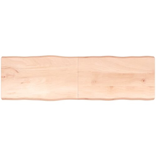 vidaXL Mizna plošča 200x60x6cm neobdelana trdna hrastovina naraven rob Cene