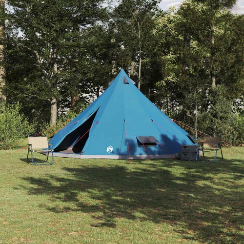 Tipi šator s krovom s pohranom Plava 560 x 560 x 300 cm taft Cene