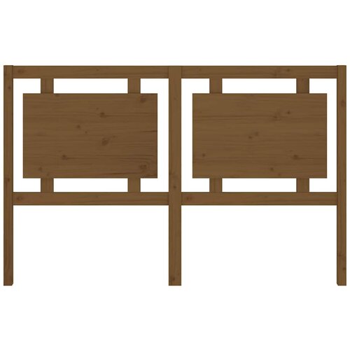  Uzglavlje za krevet boja meda 155,5x4x100 cm masivna borovina Slike