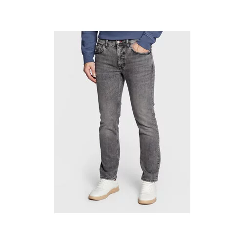 Tommy Hilfiger Jeans hlače Denton MW0MW29600 Siva Straight Fit