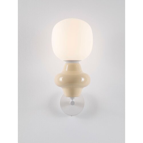 Nova Luce Bijela zidna lampa keramička Clio &amp;ndash; Slike