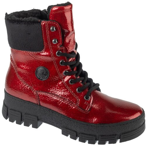 Rieker Gležnjarji Booties Rdeča Slike
