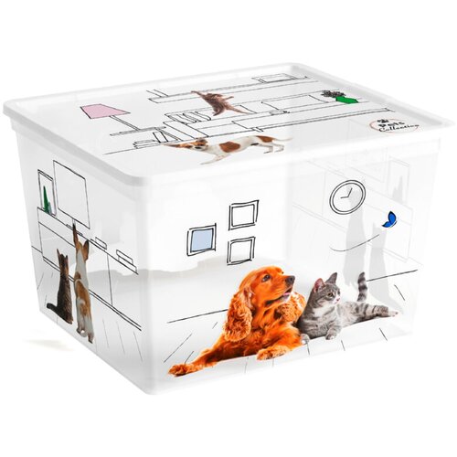 Keter Škatla za shranjevanje KETER Pets Collection Cube (34 x 40 x 25 cm, 27 l) Cene