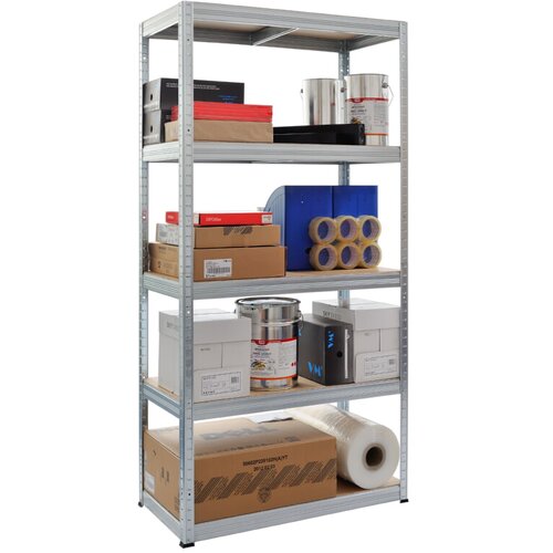 Metalni (d x š x v: 60 x 90 x 180 cm, nosivost: 350 kg/polica, broj polica: 5 kom., srebrne boje) Cijene