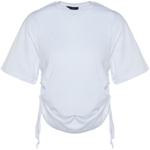 Trendyol Ženska majica TWOSS23TS00150, Bela Cene