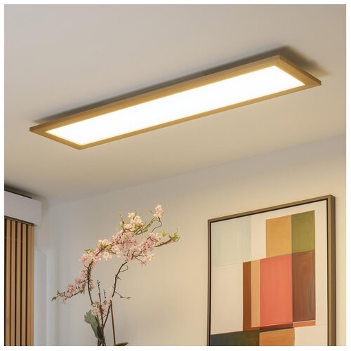  Brilagi - LED plafonsko svetlo SLIMFRAME WOOD LED/58W/230V 124x34 cm braon Cene