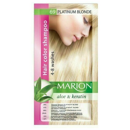 MARION šampon za bojenje kose 69 - platinum blonde 40 ml Slike