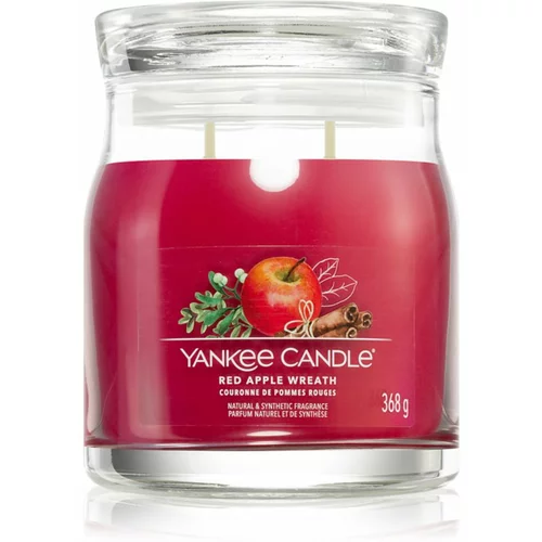 Yankee Candle Red Apple Wreath mirisna svijeća Signature 368 g