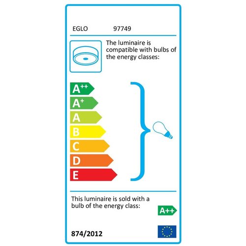 Eglo Gerbera 2 stropna/6, led, g9, 6x3w, srebrno/bijela Slike