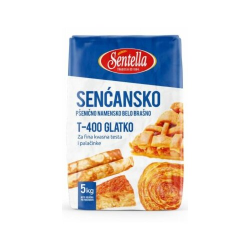 Sentella senćansko brašno tip 400 glatko 5KG Cene