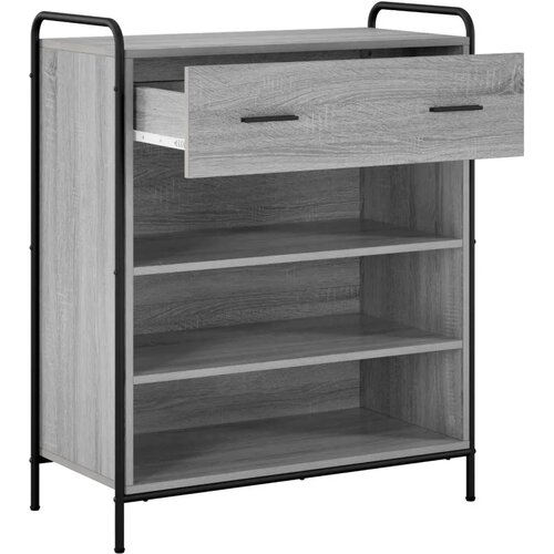  Ormar za cipele 76 x 36 5 x 93 cm Konstruirano drvo Siva Sonoma - Siva Sonoma 76 x 36 5 x 93 cm 1 ladica i 3 police Slike