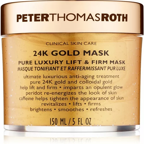 Peter Thomas Roth 24K Gold luksuzna učvršćujuća maska za lice s lifting učinkom 150 ml