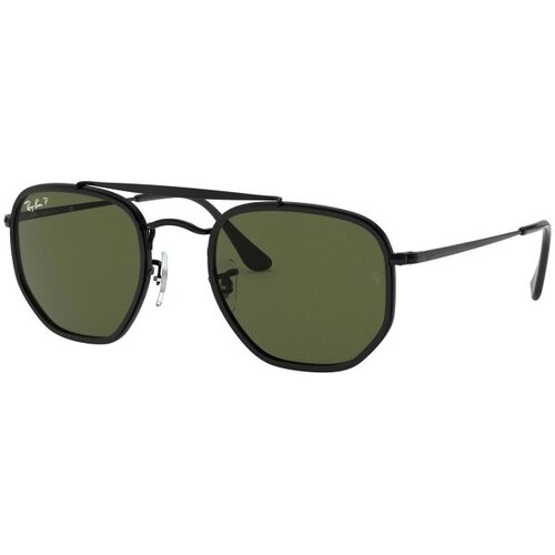 Ray-ban The Marshal II RB3648M 002/58 Polarized ONE SIZE (52) Črna/Zelena Slike