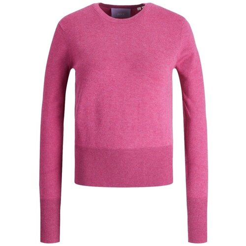 JJXX Puloverji Knit Lara L/S Noos - Festival Fucshia Rožnata Slike