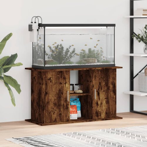 VidaXL Stalak za akvarij boja hrasta 101x41x58 cm konstruirano drvo Slike