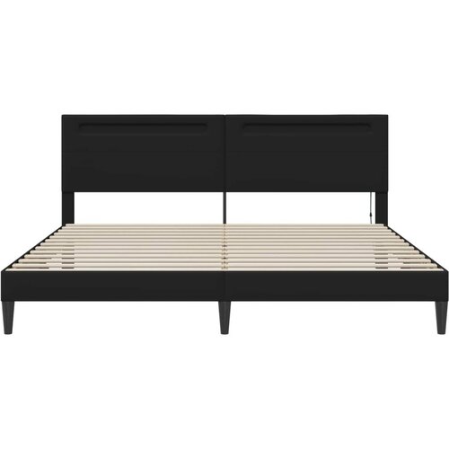  Okvir za krevet Crna 180 x 200 cm Umjetna koža - 180 x 200 cm Slike