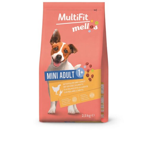MultiFit Mellos Mini Adult piletina 2,5 kg Slike