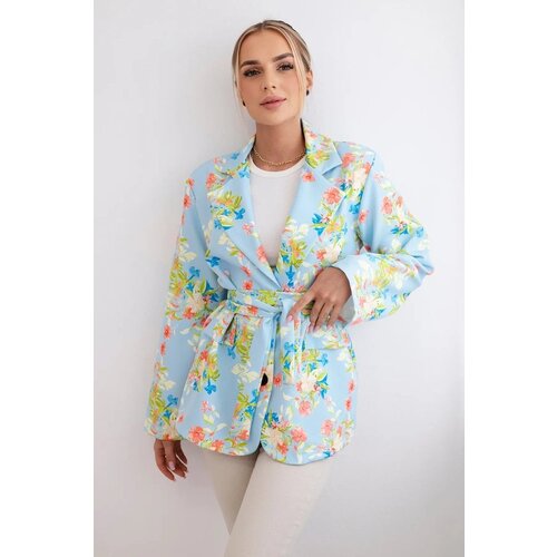 Kesi Blue floral blazer Cene