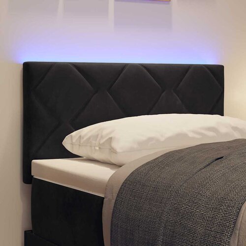  LED glava kreveta Crna 80 cm Bar&amp;scaron;un Slike