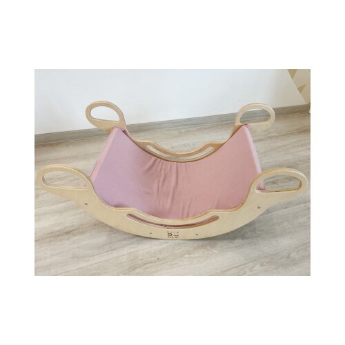 ELIS design Podloga za Montessori gugalnico 6 v 1 smile z elastanom, starinsko rožnata Cene