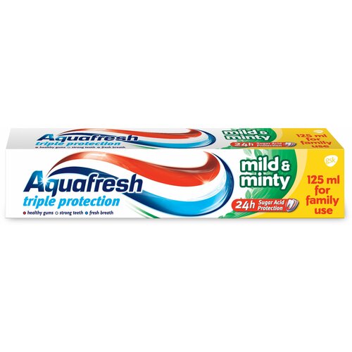 Aquafresh pasta za zube Mild & MInty 125ml Slike