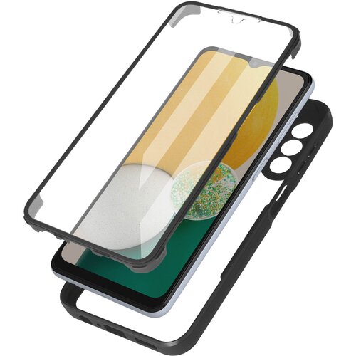 AVIZAR Ovitek Samsung Galaxy A13 5G / A04s, zadnji del iz pleksiglasa z crno obrobo, (20616749) Cene